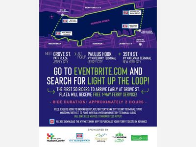 Convocan organizaciones de Jersey City a paseo ciclista Light up the loop!