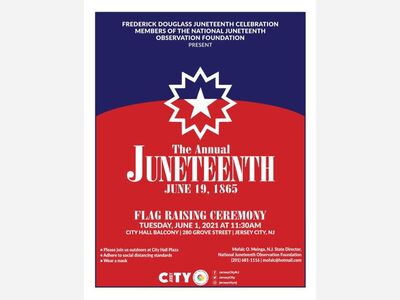 Celebra Jersey City de manera anticipada el Día de la Emancipación