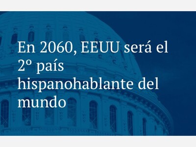 ¿SERÁ EN 2060 ESTADOS UNIDOS EL SEGUNDO PAÍS HISPANOHABLANTE DEL MUNDO?