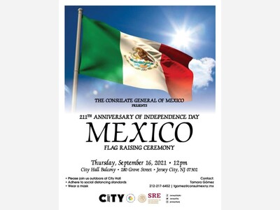 IZAMIENTO DE BANDERA CON MOTIVO DEL 211 ANIVERSARIO DE LA INDEPENDENCIA DE MÉXICO