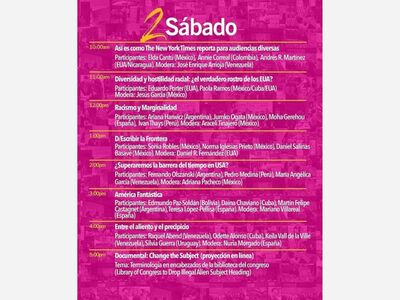 PROGRAMACIÓN DEL SEGUNDO DÍA DE ACTIVIDADES VIRTUALES DE LA FILNYC