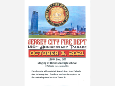 DESFILE CONMEMORATIVO DEL 150 ANIVERSARIO DEL HEROICO CUERPO DE BOMBEROS DE JERSEY CITY