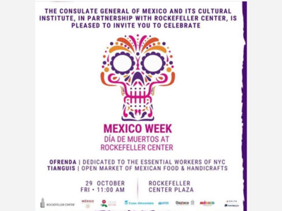 DÍA DE MUERTOS EN EL ROCKEFELLER CENTER