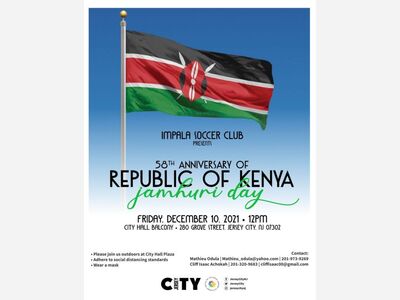 IZAMIENTO DE BANDERA DE LA REPÚBLICA DE KENIA