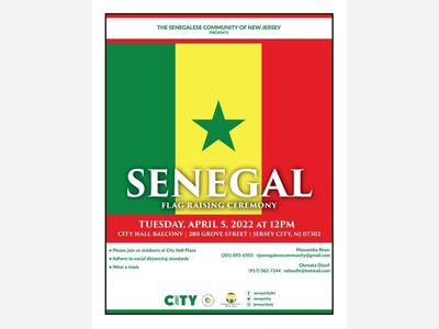 IZAMIENTO DE LA BANDERA SENEGALESA