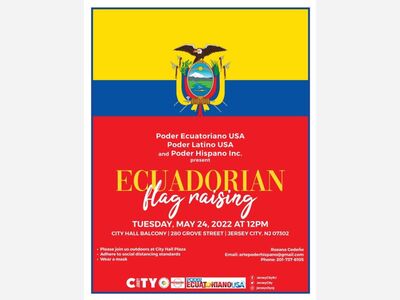 IZAMIENTO DE BANDERA ECUATORIANA