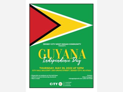 IZAMIENTO DE LA BANDERA DE GUYANA