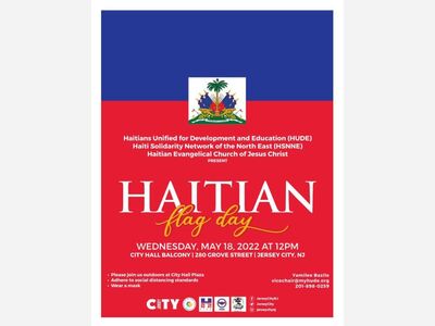 IZAMIENTO DE LA BANDERA HAITIANA