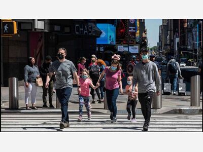 ¡ATENCIÓN! REGRESAN LAS MÁSCARAS A LA CIUDAD DE NUEVA YORK DEBDO AL ALZA DE COVID