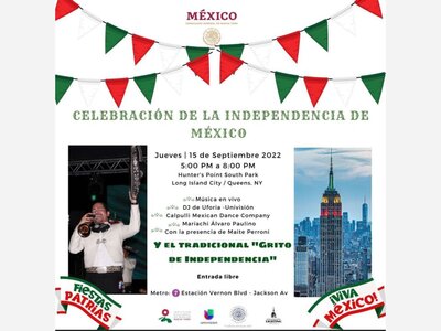 FESTEJOS PATRIOS CON MOTIVO DEL 212 ANIVERSARIO DE LA INDEPENDENCIA DE MÉXICO